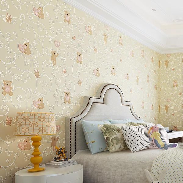 wallpapers embossed cute cartoon bear wallpaper boy girl children room princess bedroom non-woven kids roll home decoration
wallpapers embossed cute cartoon bear wallpaper boy girl children room princess bedroom non-woven kids roll home decoration
