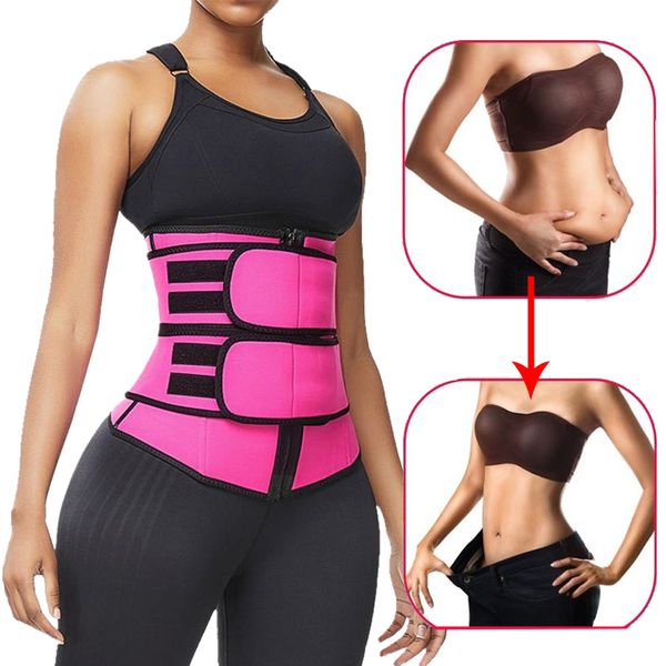 women waist cincher ladies corset shaper band body building high waist slimming fat burning body shapewear, Black;white
women waist cincher ladies corset shaper band body building high waist slimming fat burning body shapewear, Black;white