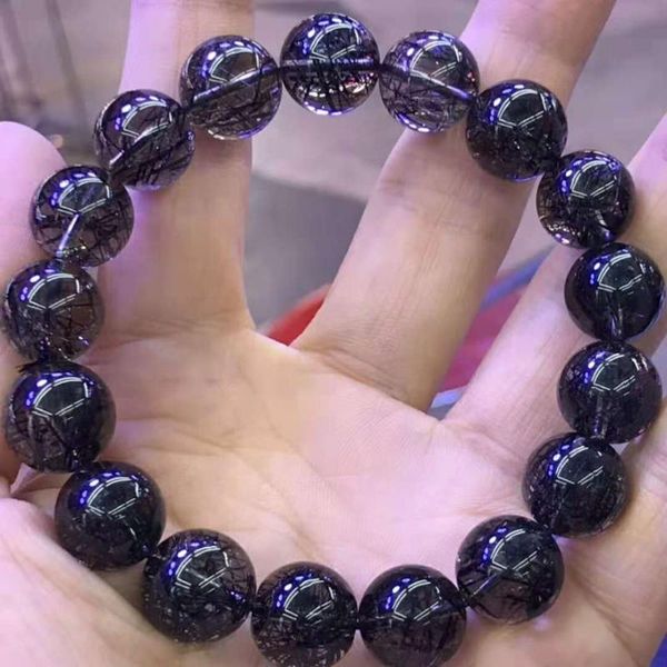 beaded, strands genuine natural black rutilated quartz gems crystal bracelet 12.5mm round beads stretch bracelets for women and men
beaded, strands genuine natural black rutilated quartz gems crystal bracelet 12.5mm round beads stretch bracelets for women and men
