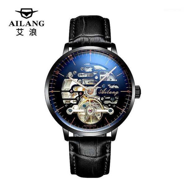 men's watch authentic waterproof black technology automatic mechanical hollow tourbillon wristwatches, Slivery;brown
men's watch authentic waterproof black technology automatic mechanical hollow tourbillon wristwatches, Slivery;brown