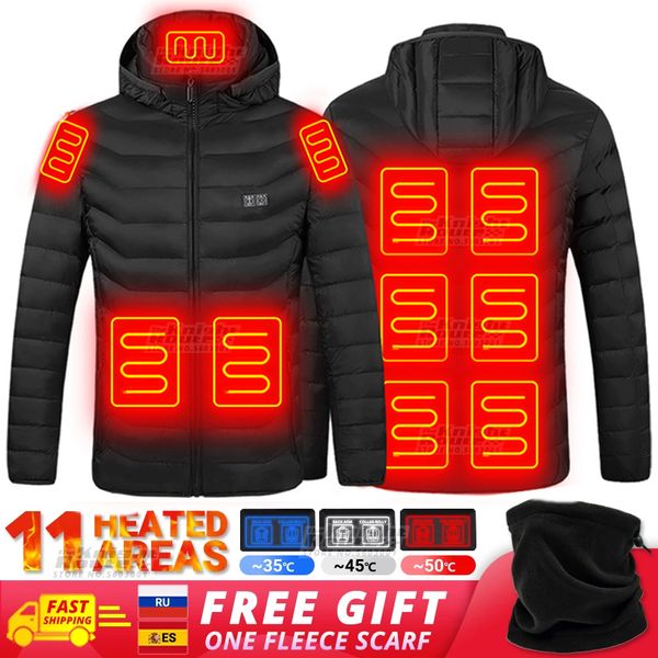 11 areas heated jaet mens windbreaker womens warm vest usb heating jaets heated vests autumn winter coat hiking hunting, Black;brown
11 areas heated jaet mens windbreaker womens warm vest usb heating jaets heated vests autumn winter coat hiking hunting, Black;brown