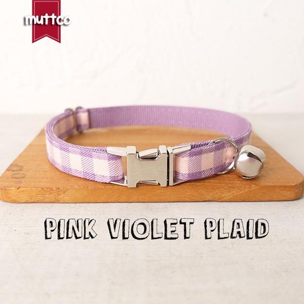 cat collars & leads muttco retailing beautiful self-design personalized pink violet plaid handmade collar 2 sizes ucc101
cat collars & leads muttco retailing beautiful self-design personalized pink violet plaid handmade collar 2 sizes ucc101