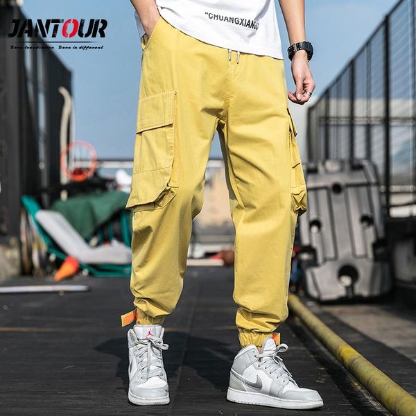 men multi-pocket elastic waist design harem pant street punk hip hop yellow casual trousers joggers male army cargo pants men's, Black
men multi-pocket elastic waist design harem pant street punk hip hop yellow casual trousers joggers male army cargo pants men's, Black