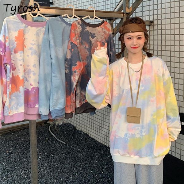 women's hoodies & sweatshirts no hat women tie dye stylish loose casual sweet designed lovely temperament all-match ulzzang streetwear, Black
women's hoodies & sweatshirts no hat women tie dye stylish loose casual sweet designed lovely temperament all-match ulzzang streetwear, Black