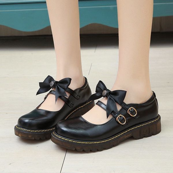 dress shoes lolita platform shoes finger round foot double-buckle leather mary janes bowtie woman zapatos mujer spring 8705n gj0b, Black
dress shoes lolita platform shoes finger round foot double-buckle leather mary janes bowtie woman zapatos mujer spring 8705n gj0b, Black