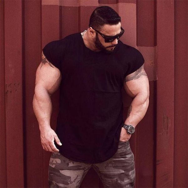 men' tank workout gyms men summer bodybuilding and fitness mens circular hem cotton clothing muscle sleeveless shirt, White;black
men' tank workout gyms men summer bodybuilding and fitness mens circular hem cotton clothing muscle sleeveless shirt, White;black