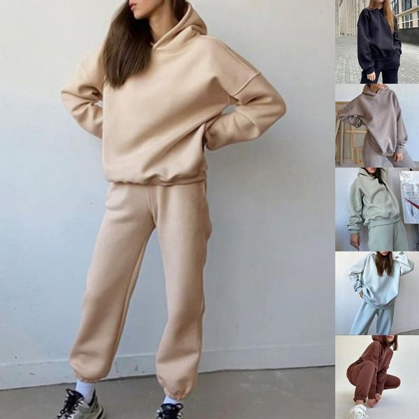 women's two piece pants tracksuit 2 set pullover hoodie+pants sports suit female autumn winter sweatshirt sets sportswear suits for wom, White
women's two piece pants tracksuit 2 set pullover hoodie+pants sports suit female autumn winter sweatshirt sets sportswear suits for wom, White