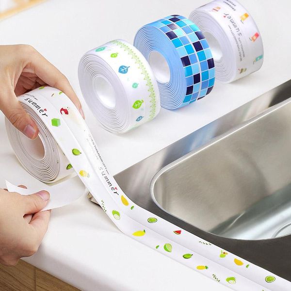 kitchen sink waterproof mildew strong self-adhesive tape bathroom gap strip pool water seal bath accessory set
kitchen sink waterproof mildew strong self-adhesive tape bathroom gap strip pool water seal bath accessory set