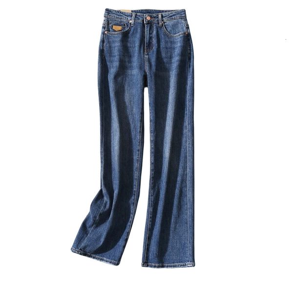 women's jeans k11 autumn fashion blue trend versatile button waist cotton elastic straight wide leg pants women beo9
women's jeans k11 autumn fashion blue trend versatile button waist cotton elastic straight wide leg pants women beo9