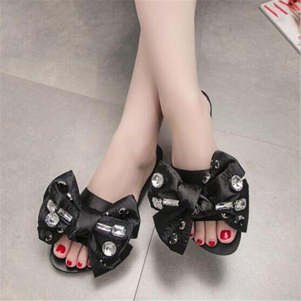 slippers 2021 beach fashion solid women shoes rhinestone butterfly-knot slipper woman summer flat size 35-41, Black
slippers 2021 beach fashion solid women shoes rhinestone butterfly-knot slipper woman summer flat size 35-41, Black
