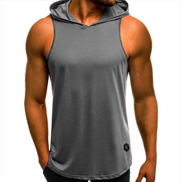 men sleeveless tank bodybuilding hoodie workout solid slim vest summer camiseta tirantes casual hoody singlet, White;black
men sleeveless tank bodybuilding hoodie workout solid slim vest summer camiseta tirantes casual hoody singlet, White;black