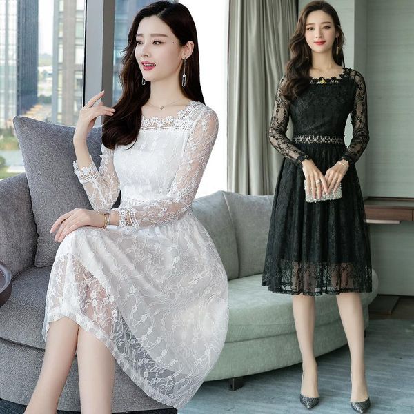 casual dresses summer women's black o-neck long sleeve lace dress vestidos 2021 bohemian vintage elegant high waist club party white, Black;gray
casual dresses summer women's black o-neck long sleeve lace dress vestidos 2021 bohemian vintage elegant high waist club party white, Black;gray