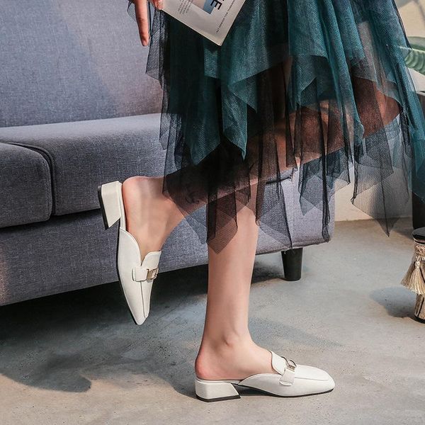 slippers shoes woman 2021 female mule woman's med luxury slides big size loafers cover toe mules designer summer flat, Black
slippers shoes woman 2021 female mule woman's med luxury slides big size loafers cover toe mules designer summer flat, Black