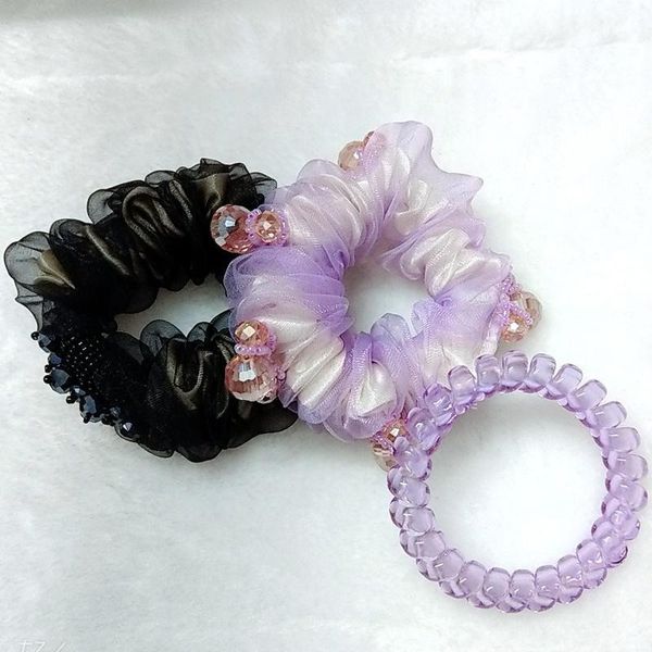 the head flower with ponytail is simple and convenient1