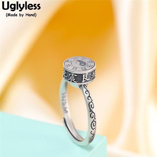 cluster rings uglyless taoism 8 trigrams spinning for men women good luck gifts jewelry thai silver rotating open ring 925, Golden;silver
cluster rings uglyless taoism 8 trigrams spinning for men women good luck gifts jewelry thai silver rotating open ring 925, Golden;silver