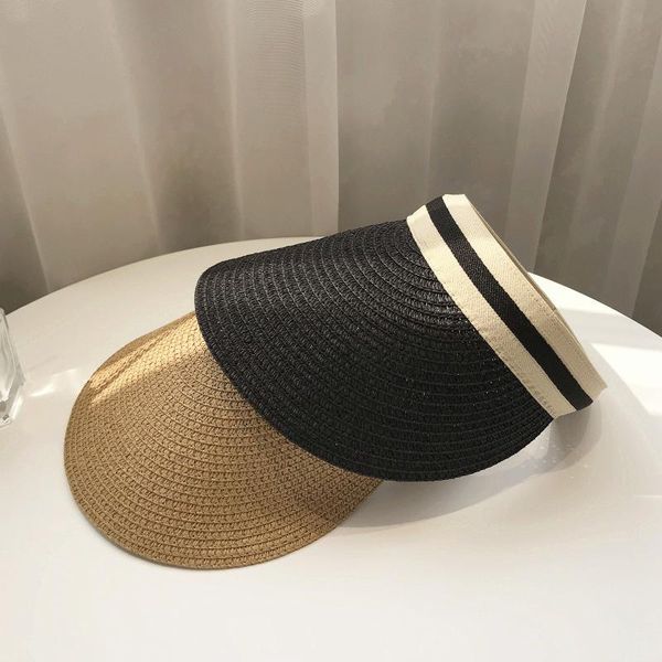 wide brim hats summer breathable straw sun ess empty visor cap hat adjustable nature beach trip, Blue;gray
wide brim hats summer breathable straw sun ess empty visor cap hat adjustable nature beach trip, Blue;gray