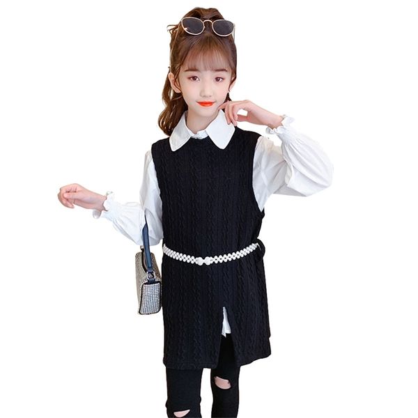 kids clothes blouse + dress girls outfits casual style tracksuit spring autumn childrens clothing 6 8 10 12 14 210527, White
kids clothes blouse + dress girls outfits casual style tracksuit spring autumn childrens clothing 6 8 10 12 14 210527, White