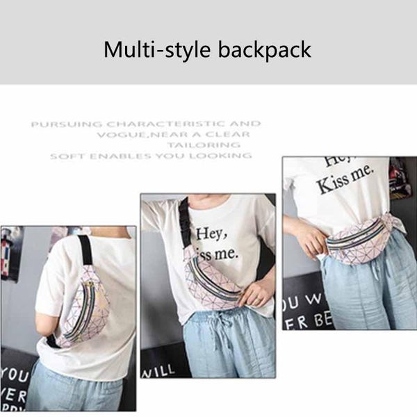 stitching pattern men's and women's chest bag laser large-capacity waterproof one-shoulder diagonal fanny belt waist bags
stitching pattern men's and women's chest bag laser large-capacity waterproof one-shoulder diagonal fanny belt waist bags