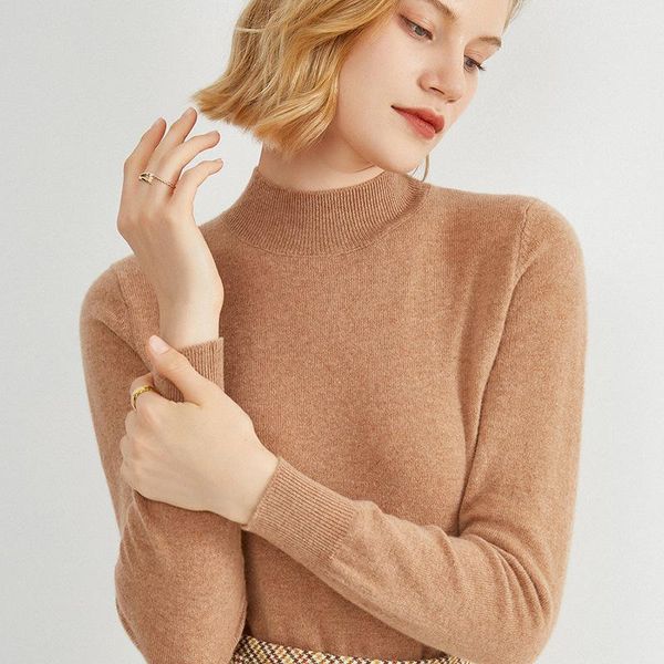 women's sweaters 2021 autumn winter sweater flat half high neck solid wool pullover loose grey knitted bottomed cropped, White;black
women's sweaters 2021 autumn winter sweater flat half high neck solid wool pullover loose grey knitted bottomed cropped, White;black