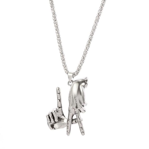 pendant necklaces hip hop gesture necklace punk victory finger metal street dancer collar jewelry men and women accessories 2021, Silver
pendant necklaces hip hop gesture necklace punk victory finger metal street dancer collar jewelry men and women accessories 2021, Silver