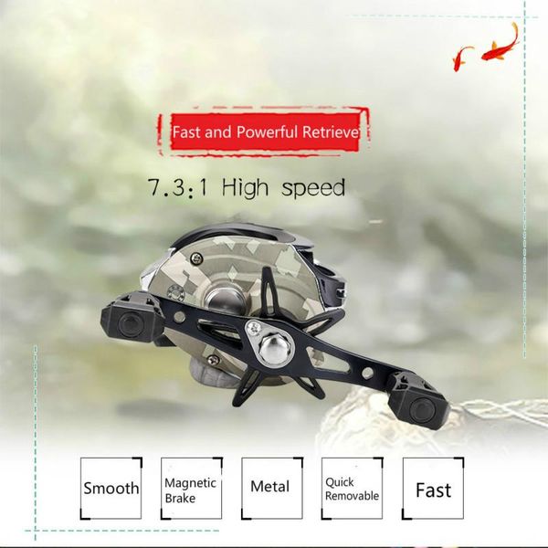 baitcasting reels right left camouflage reel 7.3:1 metal spool lure casting fishing 7 disk magnetic brake
baitcasting reels right left camouflage reel 7.3:1 metal spool lure casting fishing 7 disk magnetic brake