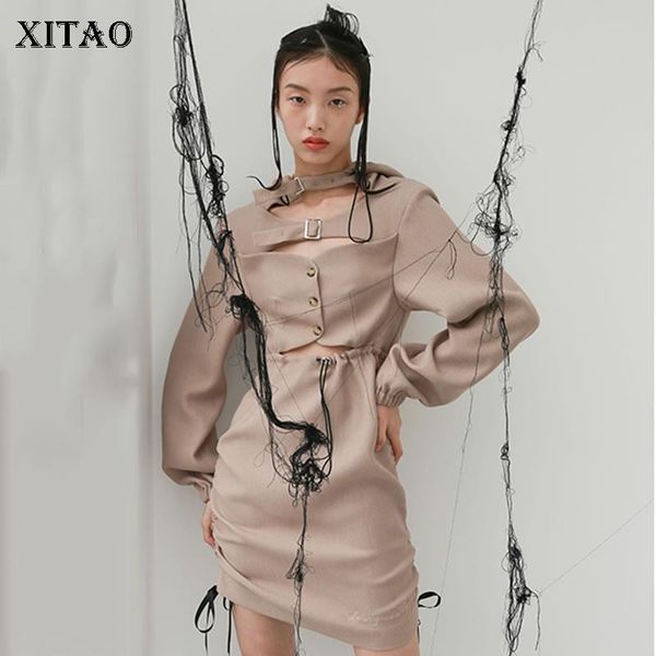 casual dresses xitao irregular patchwork hollow out lace up dress women 2021 winter fashion style temperament clothes zy2743, Black;gray
casual dresses xitao irregular patchwork hollow out lace up dress women 2021 winter fashion style temperament clothes zy2743, Black;gray
