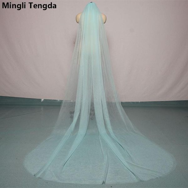 bridal veils mingli tengda 300cm*150cm sky blue wedding veil cut edge two layer cathedral with comb elegant accessories, Black
bridal veils mingli tengda 300cm*150cm sky blue wedding veil cut edge two layer cathedral with comb elegant accessories, Black