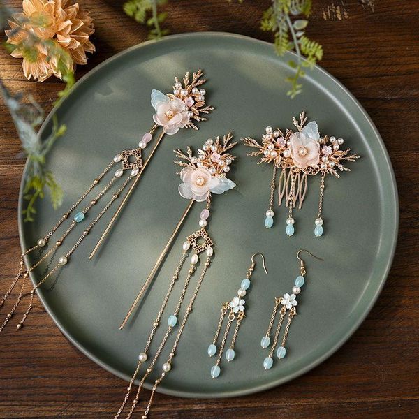 earrings & necklace traditional chinese bridal jewelry set hair accessories stick comb with gift box, Silver
earrings & necklace traditional chinese bridal jewelry set hair accessories stick comb with gift box, Silver