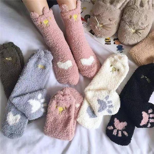 winter thick warm harajuku long socks cat 1 pair of plush coral fleece sleeping floor sock animated & hosiery, Black;white
winter thick warm harajuku long socks cat 1 pair of plush coral fleece sleeping floor sock animated & hosiery, Black;white