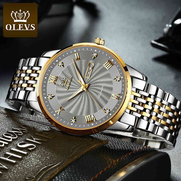 olevs heren watches waterproof automatic luxury superior brand sport stainless steel vintage, Slivery;brown
olevs heren watches waterproof automatic luxury superior brand sport stainless steel vintage, Slivery;brown
