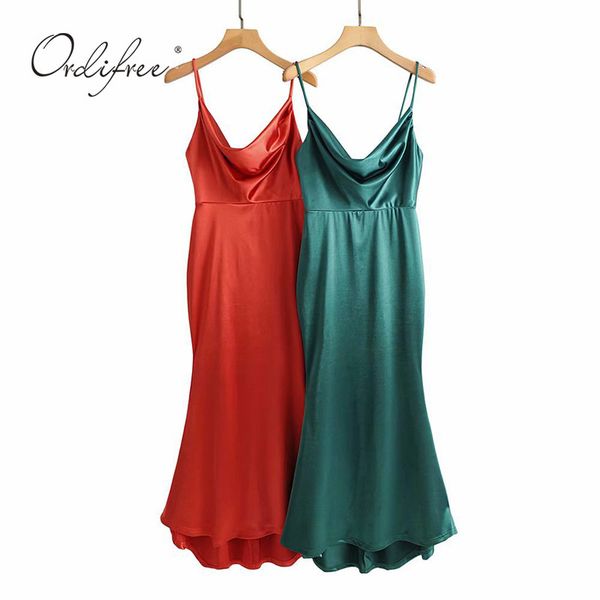 summer women satin party spaghetti strap backless vintage faux silk maxi slip dress 210415, Black;gray
summer women satin party spaghetti strap backless vintage faux silk maxi slip dress 210415, Black;gray