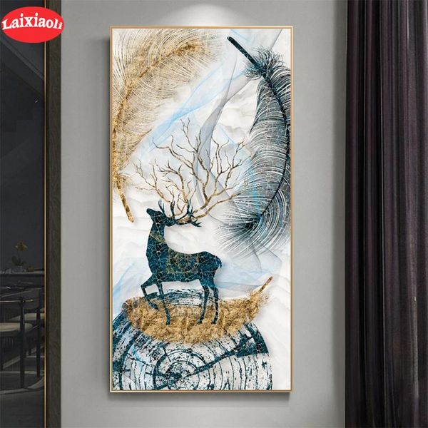 diamond painting 5d diy abstract art, deer, feathers cross stitch full square/round embroidery mosaic 
diamond painting 5d diy abstract art, deer, feathers cross stitch full square/round embroidery mosaic