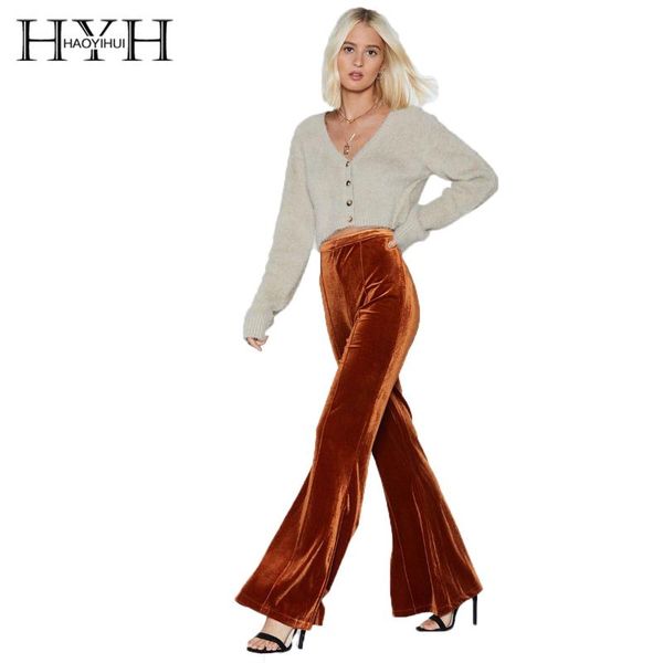 women's pants & capris hyh haoyihui simple high and thin slimy meat temperament solid color velvet texture trousers flared, Black;white
women's pants & capris hyh haoyihui simple high and thin slimy meat temperament solid color velvet texture trousers flared, Black;white