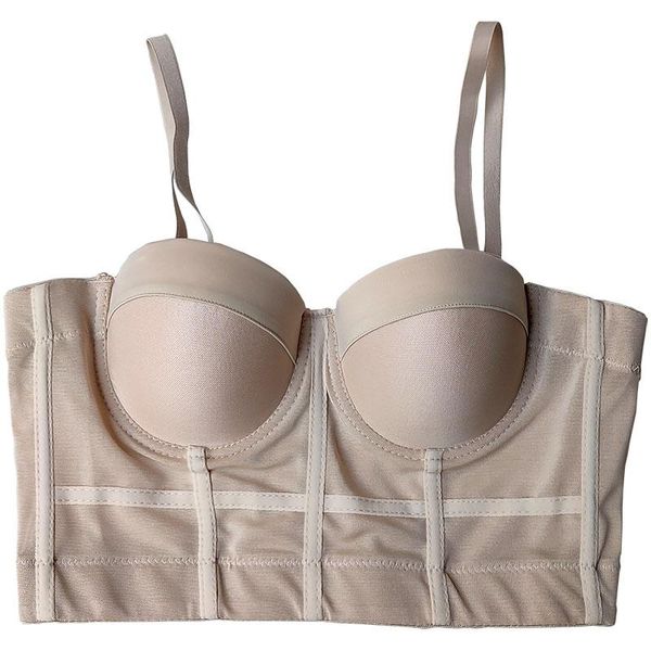 women's shapers solid color gauze underwire corset bustiers, 4 fishbones support silicone ant-slip bras , club party lingeries m8594, Black;white
women's shapers solid color gauze underwire corset bustiers, 4 fishbones support silicone ant-slip bras , club party lingeries m8594, Black;white
