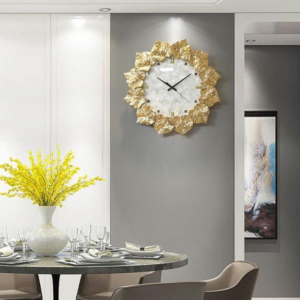modern golden brass leaf design wall clock rustic luxtry home office cafe decor art large natural shell dial watch clocks
modern golden brass leaf design wall clock rustic luxtry home office cafe decor art large natural shell dial watch clocks