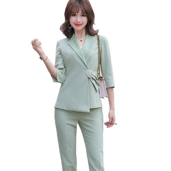 women half sleeve green pant suit plus size 5xl elegant apricot black blazer jacket coat and 2 piece set for lady women's two pants, White
women half sleeve green pant suit plus size 5xl elegant apricot black blazer jacket coat and 2 piece set for lady women's two pants, White