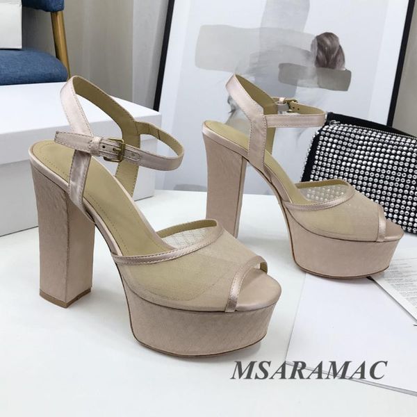 dress shoes fashion pink mesh platform square heel sandals leather round peep toe party woman summer, Black
dress shoes fashion pink mesh platform square heel sandals leather round peep toe party woman summer, Black