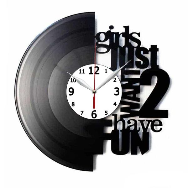 wall clocks girl just want to have fun retro design clock art gift room modern home record vintage decoration
wall clocks girl just want to have fun retro design clock art gift room modern home record vintage decoration