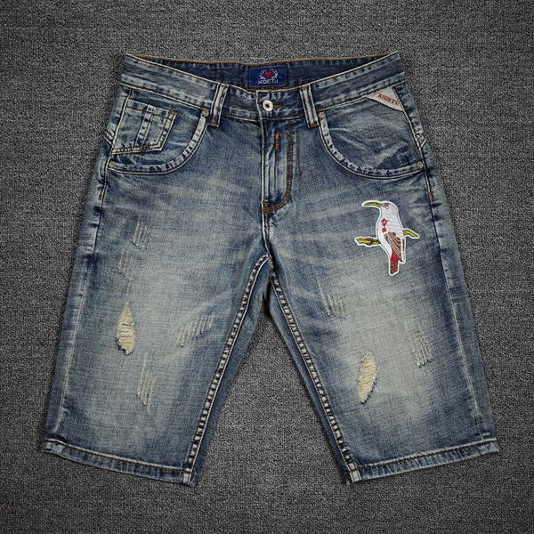 men's jeans ly fashion summer half length retro blue embroidery designer ripped denim shorts streetwear hip hop short c7pn
men's jeans ly fashion summer half length retro blue embroidery designer ripped denim shorts streetwear hip hop short c7pn