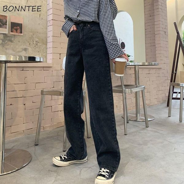 jeans women full length high waist loose black spring female harajuku trousers simple all-match aesthetic neutral design ulzzang women', Blue
jeans women full length high waist loose black spring female harajuku trousers simple all-match aesthetic neutral design ulzzang women', Blue
