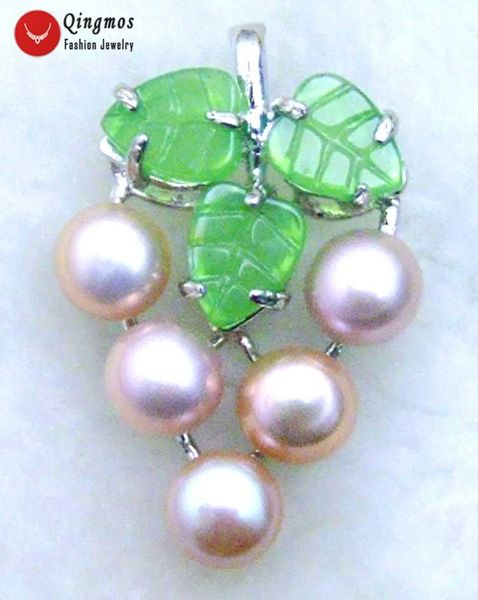 pendant necklaces qingmos trendy natural pearl 24mm necklace for women with 7-8mm purple & green leaf 17" chain jewelry-230, Silver
pendant necklaces qingmos trendy natural pearl 24mm necklace for women with 7-8mm purple & green leaf 17" chain jewelry-230, Silver