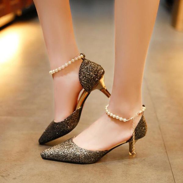 spring summer women shoes pointed toe tie pumps dress high heels boat wedding tenis feminino sandals, Black
spring summer women shoes pointed toe tie pumps dress high heels boat wedding tenis feminino sandals, Black