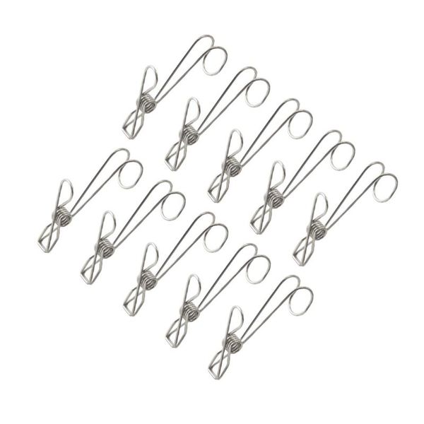 hooks & rails 10pcs multipurpose stainless steel clips universal with hook (steel color)
hooks & rails 10pcs multipurpose stainless steel clips universal with hook (steel color)