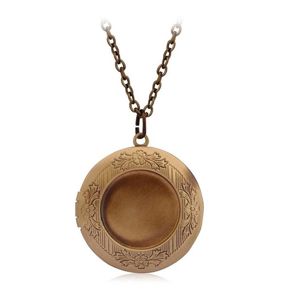 pendant necklaces vintage metal round locket necklace women men lover po box choker chain opening, Silver
pendant necklaces vintage metal round locket necklace women men lover po box choker chain opening, Silver