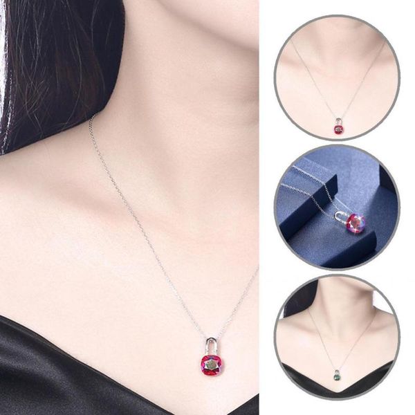 pendant necklaces female sweet lock clavicle necklace neck decoration jewelry for gifts, Silver
pendant necklaces female sweet lock clavicle necklace neck decoration jewelry for gifts, Silver