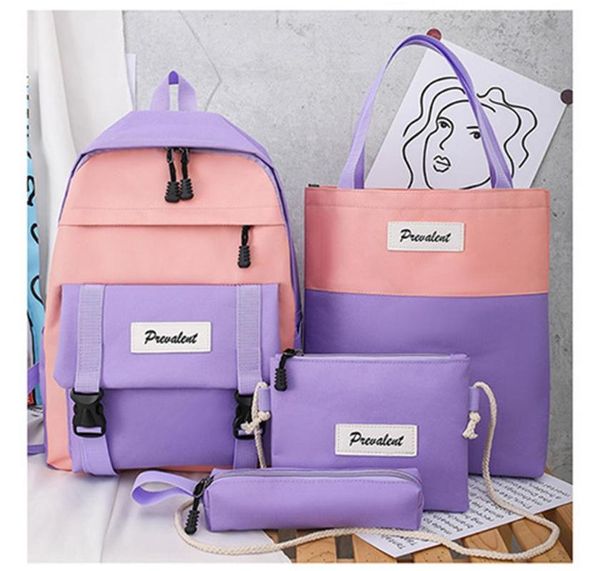 backpack trend colorful kawaii cute 4pcs school set and pencil case student nylon waterproof anti-theft lapbookbag
backpack trend colorful kawaii cute 4pcs school set and pencil case student nylon waterproof anti-theft lapbookbag