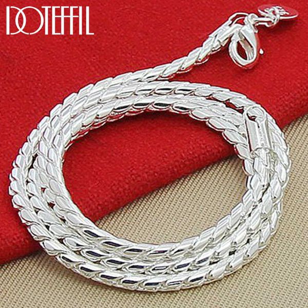 designer necklace 925 sterling silver 3mm snake chain woman man fashion simple 20 inches jewelry
designer necklace 925 sterling silver 3mm snake chain woman man fashion simple 20 inches jewelry
