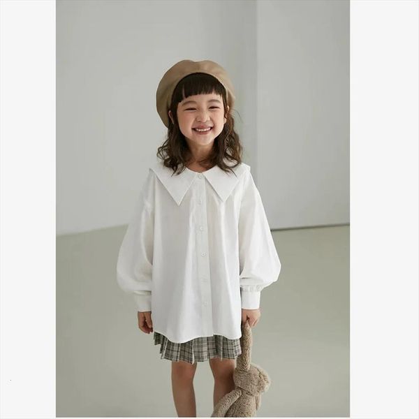 4 14 years kids girls long sleeve white children loose solid square collar blouse school clothes 5 6 7 8, White;black 
4 14 years kids girls long sleeve white children loose solid square collar blouse school clothes 5 6 7 8, White;black