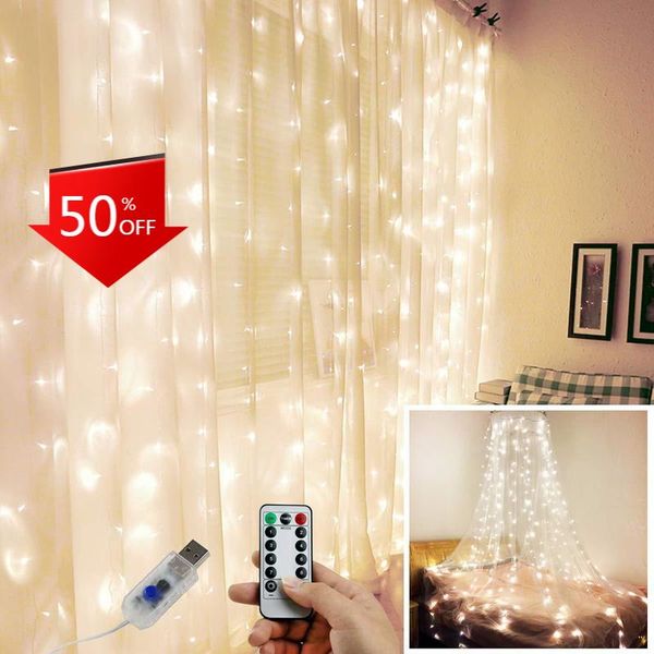 strings 3m led fairy string lights remote control usb year garland curtain lamp holiday decoration for home bedroom window
strings 3m led fairy string lights remote control usb year garland curtain lamp holiday decoration for home bedroom window