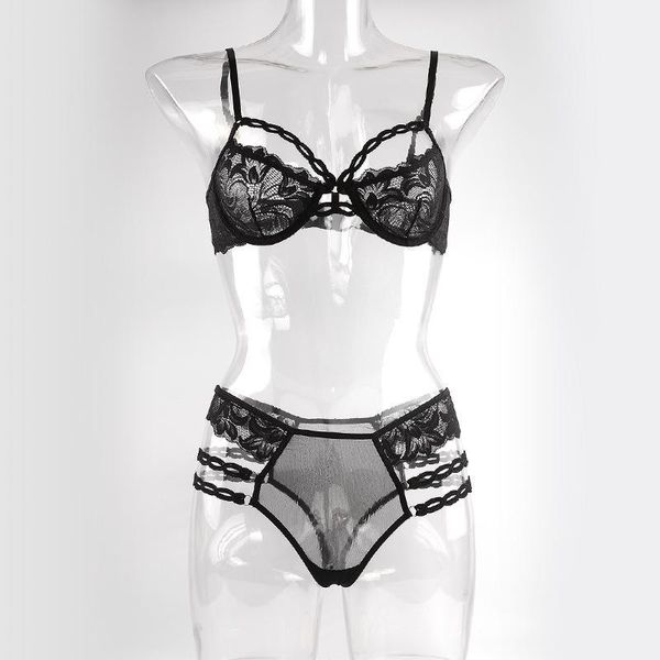 Bras Sets Women Sexy Set Lingerie Bra Brassiere Floral See-through Lace Underwear Suit Underwire Top With Hollow Out Briefs, Red;black
Bras Sets Women Sexy Set Lingerie Bra Brassiere Floral See-through Lace Underwear Suit Underwire Top With Hollow Out Briefs, Red;black
